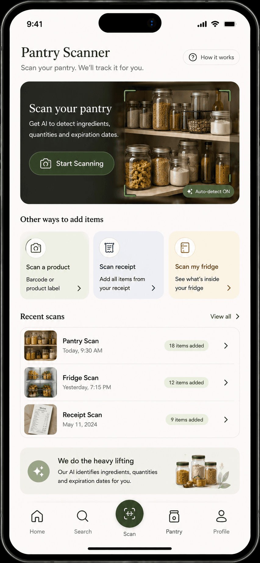 Pantry Scanner
